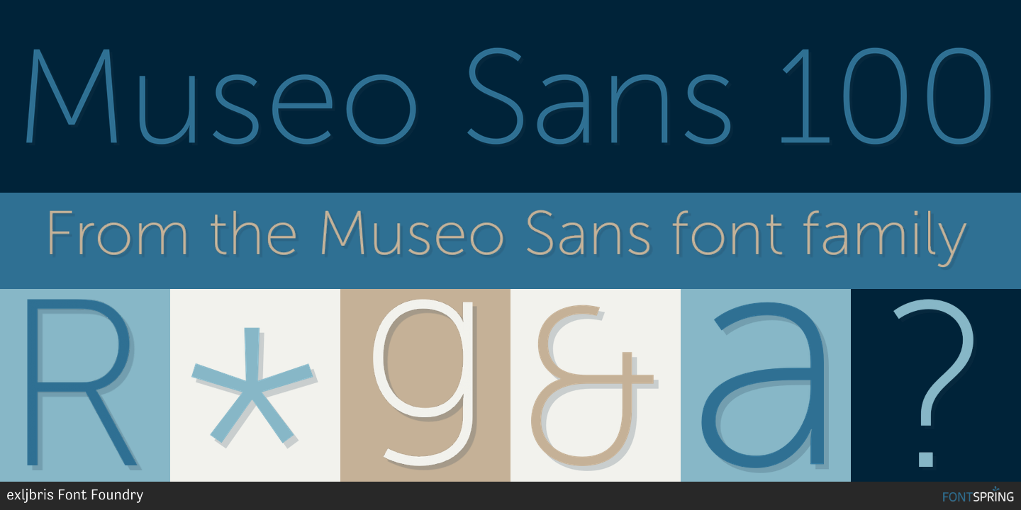 Museo Sans 300 Font